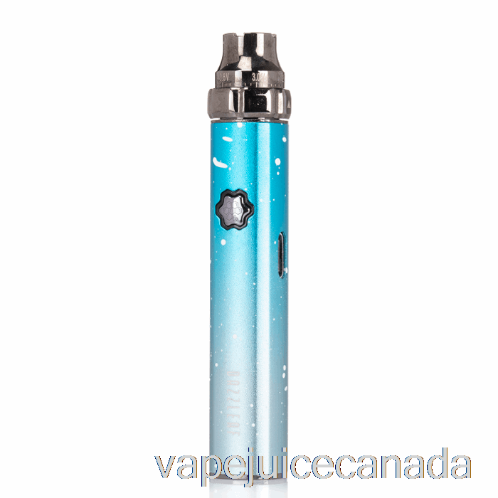 Vape Disposable Canada DAZZLEAF SQUARii Top Twist 510 Battery Sky Blue Splatter